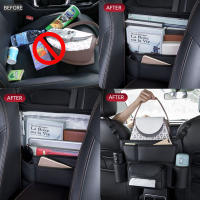 Soporte De Bolso Para Coche H312A Con Portacopas Y Almacenamiento En Espalda Del Asiento Bolsillo Para Móvil Tissue Holder - details 2