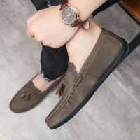 Zapatos Casuales Para Hombre En Cuero Ligeros Y Transpirables Mocasines Clásicos Para Conducir Y Caminar Comodidad SLIP-ON Para Primavera/Otoño - details 14
