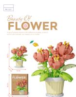 Bloques De Construcción De Flores Eteriores En Estilo 12 Juguetes De Montaje Para Niños Modelo De Decoración De Potted Plantas - details 9