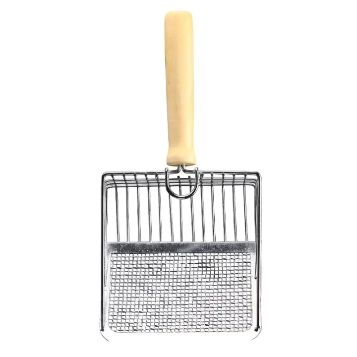 Shovel De Arena Para Gatos De Acero Inoxidable Limpieza Del Toilete De Mascotas Herramienta De Limpieza Para Gatos Shovel Washable Para Cachorros - 1