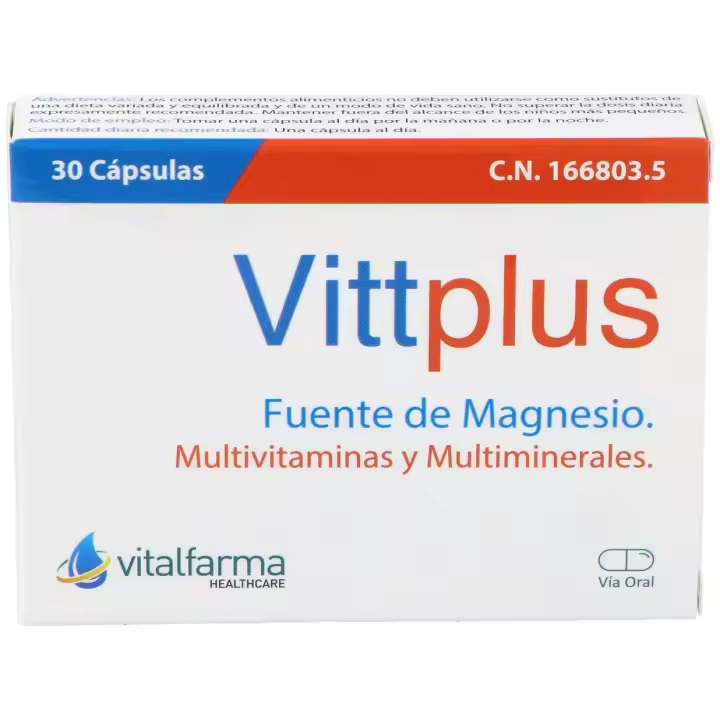 Vittplus 30 Capsulas Vitalfarma - 1