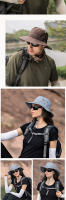Gorro De Sol Para Hombres Verano Secado Rápido Transpirable Bajo Alas Sombrero De Pescar Safari Al Aire Libre Gorras De Adulto - details 8
