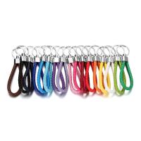 5Pcs Paquete Cuerda De Cuero Tejida Llavero Portátil Organizador De Lanyard Para Llaves De Coche Móvil Teléfono Accesorio - details 8