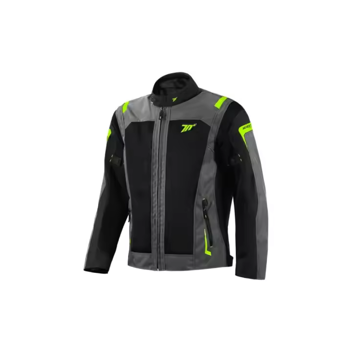 Chaqueta de Verano Hombre Seventy SD-JT66 Sahara Gris Amarillo Fluor - 1