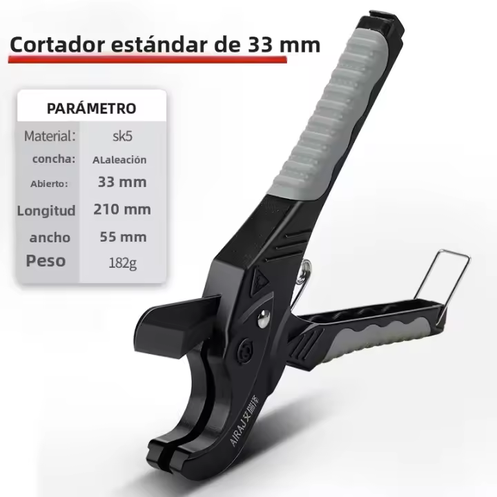 Cortauso AIRAJ 32-75MM Material SK5 Herramientas Manuales Para Tubos PVC PU PP PE Corte De Tubos Con Mango De Goma - 1