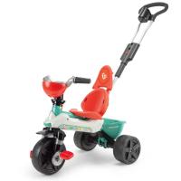 INJUSA - Triciclo Infantil Evolutivo Fisher-Price | Triciclos a Pedales para Niños de 24 a 48 Meses | Mango de Dirección Parental Regulable en Altura | Ruedas con Cubierta de Goma EVA | Cesta Delantera y Trasera | Multicolor | Licencia Fisher-Price - details 1