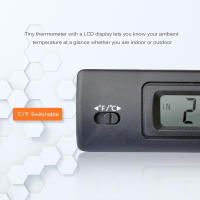 Termómetro Digital Electrónico Para Coche Con Probar Múltiple Función Mostrador De Temperatura Y Tiempo Uso Indoor Outdoor - details 10