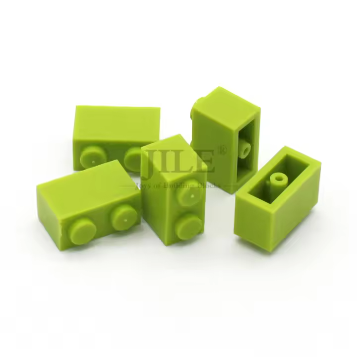 100pcs Bloques De Construcción Compatible MOC Creativo Bloques Gruesos 1x2 3004 Para DIY Juguetes Clásicos Para Niños - 1