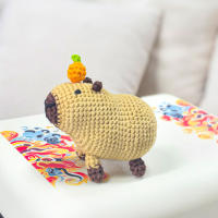 Kit De Crochet De Capybara Regalo De Navidad Para Principiantes Incluye Hilo Fácil Kit De Manualidades Para Amantes Del Crochet - details 3
