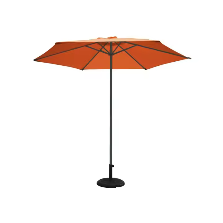 PARASOL ALUMINIO 3M Ø COLOR MASTIL 48mm ANTRACITA/TERRACOTA EHLIS DE SUINPLAS DECORACIONES - 1