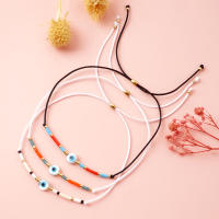 Pulsera Go2boho Con Ojos Maléficos Y Cuentas Minimalista Protección Suerte Hecha a Mano Bohemia Ajustable Para Hombres Y Mujeres Joyería De Moda Hawái - details 1