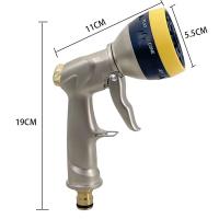 Manguera De Alta Presión Magia Para Riego Del Jardín Con Pistola De Agua Ajustable Multifuncional Metálica Resistente Al Desgaste Y La Corrosión Para Irrigación De Jardín - details 8