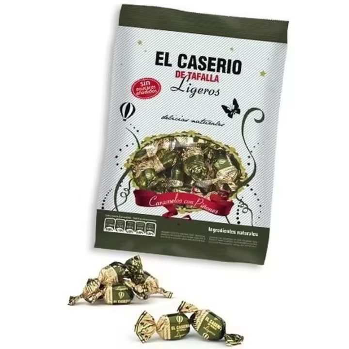 CARAMELOS DE PIÑONES SIN AZÚCAR ARTESANALES 1KG. EL CASERIO - 1
