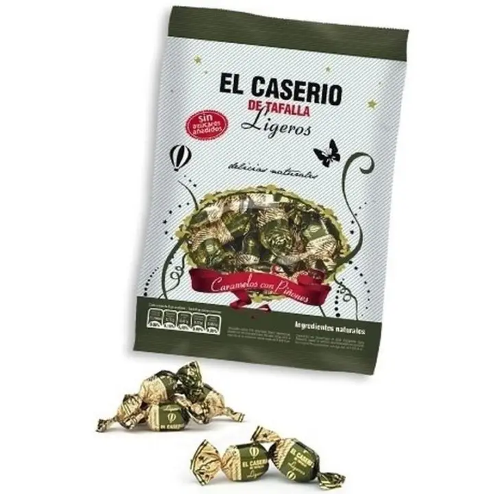 CARAMELOS DE PIÑONES SIN AZÚCAR ARTESANALES 1KG. EL CASERIO - 1