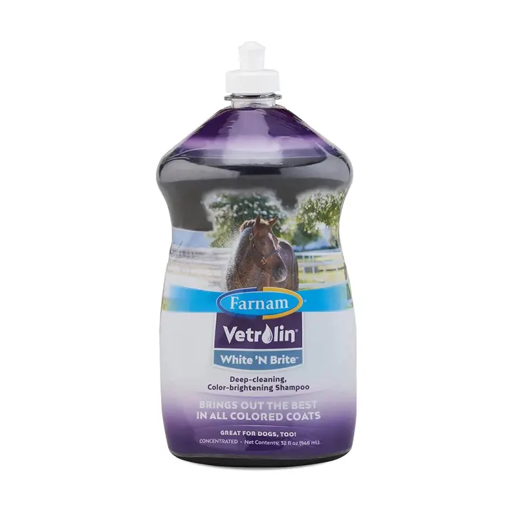 VETROLIN® White´N Brite 946 ml champú acondicionador para caballos y perros Vetnova - 1