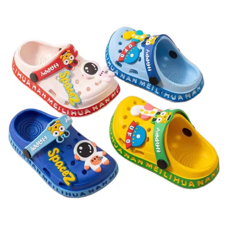 Zapatillas De Astronauta UFO Para Niños Y Niñas EVA Ultra Ligera Antideslizante Con Agujeros Zapatos Planos Cómodos Para Todo El Año Tallas Pequeñas Por Favor Verifique La Información Del Tamaños - 1