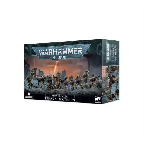 Miniaturas Warhammer - Astra Militarum Cadian Shock Troops - Warhammer 47-33 - 1