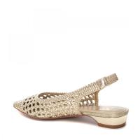 XTI 143585 01 Zapatos casual mujer 35723 25V SALON DESTALONADO TRENZADO ORO - details 2