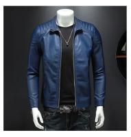 Chaqueta De Cuero PU Para Hombre Estilo Motociclista Streetwear Béisbol Outdoor Bomber Casual Para Otoño Windbreaker Masculino - details 3