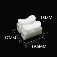 20/50Pcs Conector De Cable Sin Soldar 1P 2P Terminales De Bloque Sin Tornillo Clip Elástico Para Electricidad - details 4