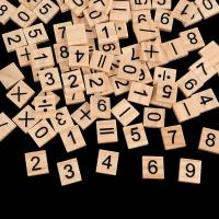 100Pcs Letras De Madera Para Scrabble Decoración DIY Para Hogar Boda Fiesta Juguete Educativo Para Niños Alfabeto En Madera - details 2