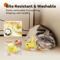 Juguete Eléctrico Para Gatos Juguetón Interactivo Con Pato De Peluche Y Sonido Automático Juguete Inteligente Para Mascotas - details 3