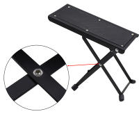 Pedal De Ajuste De Altura Y Antideslizante Para Guitarra Con Soporte Plegable Y Base Metálica Negra Accesorios Para Instrumentos Musicales - details 4