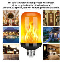 Bombilla LED E27 Con Efecto De Llama Natural Simulada Luz Decorativa Dinámica Para Iluminación De Hogar Fiesta - details 2