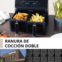 Freidora de Aire Innoliving Doble Cesta 8L | 2700W | 8 Programas | Temperatura Ajustable 80°C-200°C | Pantalla Digital - details 0