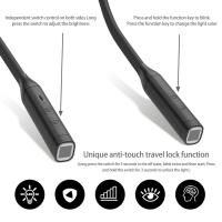 Luz De Lectura Recargable Para El Cuello Con 3 Niveles De Brillo Ajustable Luz De Escritorio Amigable Con Los Ojos Luz De Libro Sin Dimensión Estepada - details 9