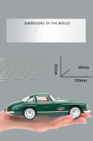 Mercedes-Benz 300SL 1:32 Coche De Juguete De Aleación Clásica Y Vintage Con Sonido Y Luz Vehículo Metálico Miniatura Para Niños - details 12