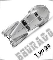 Modelo De Coche De Lujo Bburago 1:24 Bugatti Atlantic Vintage Colección De Juguetes Regalo Vehículo Diecast Metálico Sin Batería Para Niños Y Adultos - details 0
