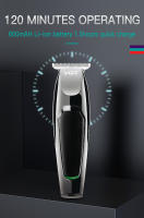 Cortador De Pelo VGR Para Hombres Trimmer Eléctrico Recargable Corte Preciso Mini Edger Cortador De Pelo Con Batería De Larga Duración Para Peluquero - details 6