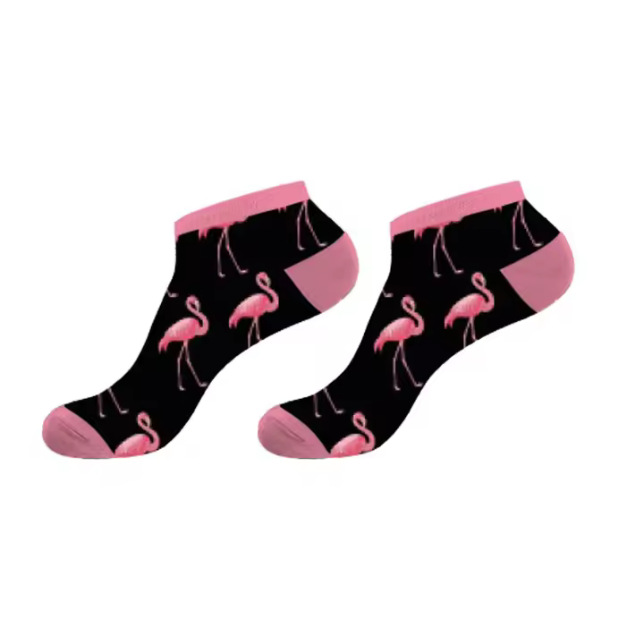 Crazy Boxer - Calcetines Mujer Socks Flamand Algodón Bio - 1