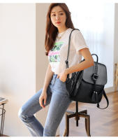 Mochila para mujer, nueva mochila de cuero suave con borlas colgantes, mochila de gran capacidad para estudiantes, mochila de viaje para exteriores - details 10