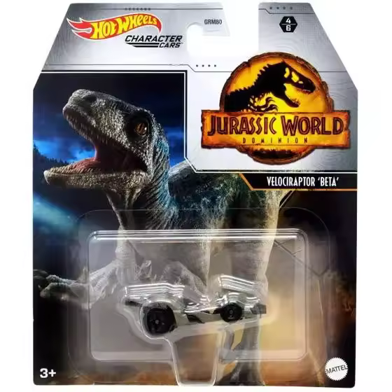 MATTEL - Coche Velociraptor  Betà  - Juguete de acción - Coleccionable - Regalo Original - Edad  recomendada mayores de  de 3 años - 1