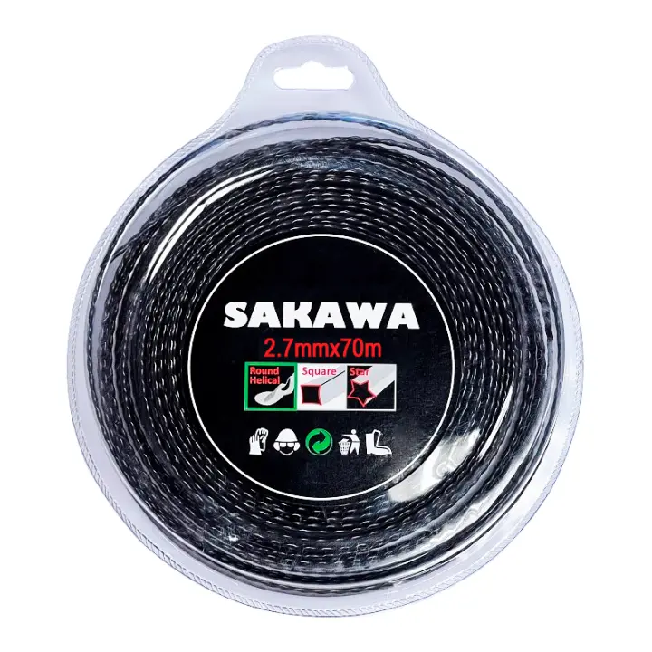 SAKAWA - Hilo de Nylon Helicoidal 2,7 X 70 - Gran Calidad - 1