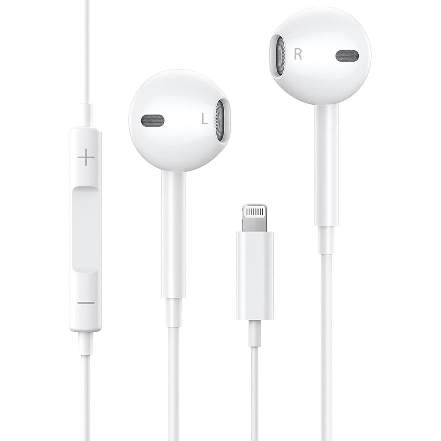 FGNS Auriculares conexión directa compatible para iph /11/13/13 Pro/12/14/14Pro/X/XS/8/7,plug and play no requiere conexión Bluetooth,  Auriculares con Aislamiento de Ruido Soporte Control de Volumen de Llamadas,