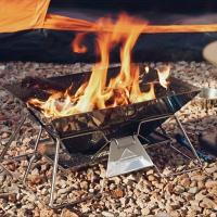 BOPORO Parrilla Barbacoa Incinerador MT3 Acero Inoxidable Plegable Portátil - details 3