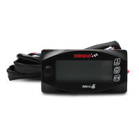 Koso Tachímetro Para Motocicletas Con Pantalla LED Digital 4 En 1 RPM Temperatura Voltaje Tiempo Medidor Mini Para Motorcycles - details 4