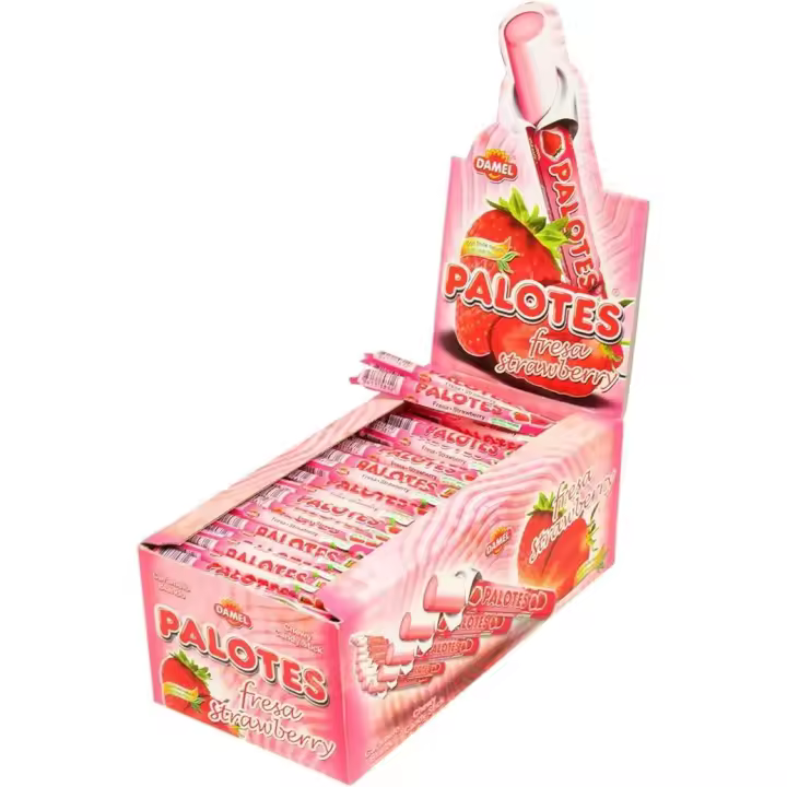 Damel PALOTES - Sabor Fresa - SIN GLUTEN - CAJA 200 UNIDADES - 1