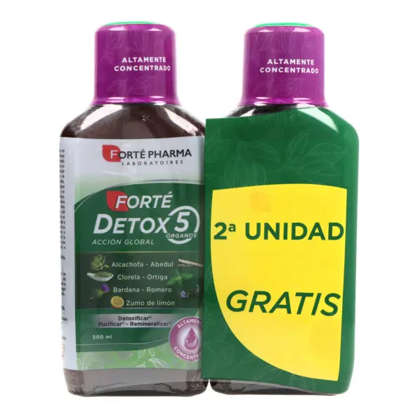 Forte Detox 5 Organos 2x500 ml Promo Forte Pharma - 1