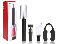 Abrepuertas De Vino Con Bomba De Aire Sellador De Vacío Para Cerveza Herramienta Para Sacar Tacos De Acero Inoxidable Accesorio De Cocina - details 1