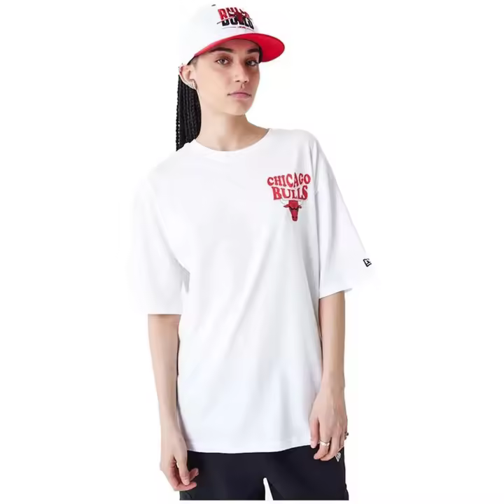 Camiseta de Manga Corta New Era  para unisex en color blanco - 1