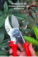 Tijeras De Poda Para Jardín Powerful Grape Especial Para Ramas Gruesas Y Árboles Frutales Podadoras De Acero Inoxidable Manija Plástica Herramienta De Poda De Bonsái - details 4