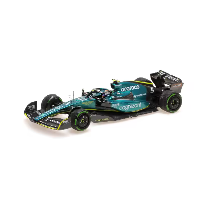 MINICHAMPS 1/43 ASTON MARTIN AMR22 SEBASTIAN VETTEL SINGAPUR GP 2022 - 417221705 - 1