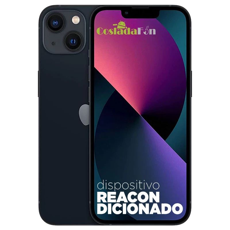 Apple Iphone 13 256Gb Black (Negro) REACONDICIONADO Estado A. 2 años de garantía