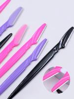 30Pcs/Bote Cepillo De Cejas Con Contenedor Afeitadora De Cejas Segura Herramientas De Corte Para Eliminación De Vello - details 6