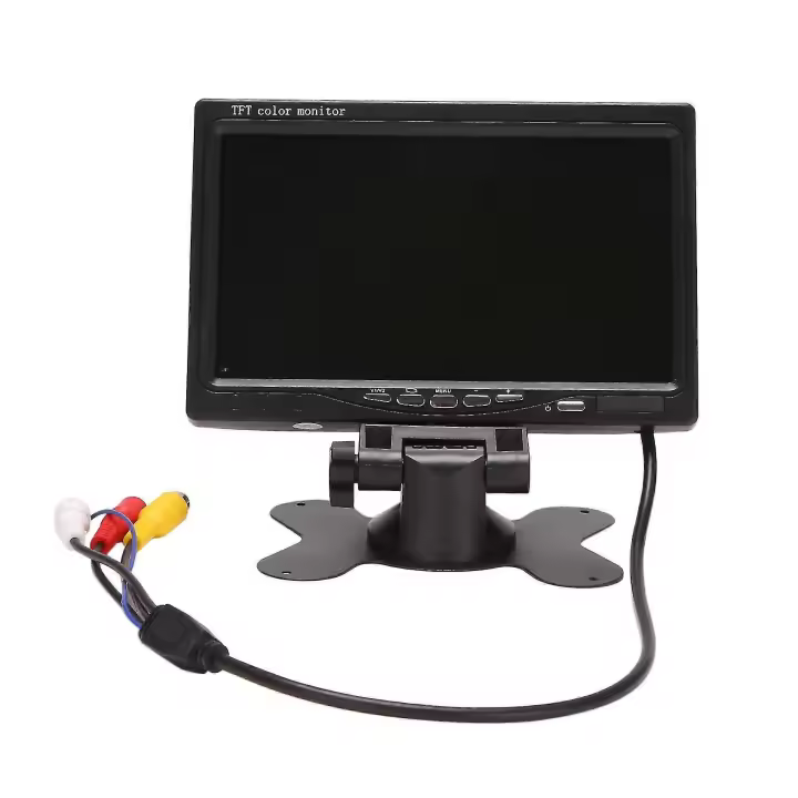 12v-24v 7 Inch Tft Lcd Color Hd Monitor For Car Cctv Reverse Rear View Backup Camera Automotive Ele - 1