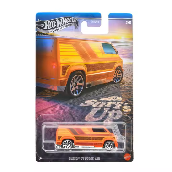 Hot Wheels Semi Premium Surf's Up Custom '77 Dodge Van 2/5 - 1